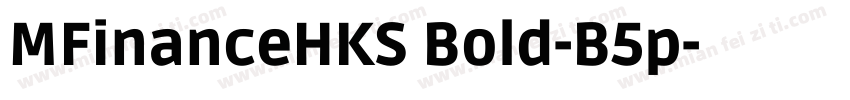 MFinanceHKS Bold-B5p字体转换